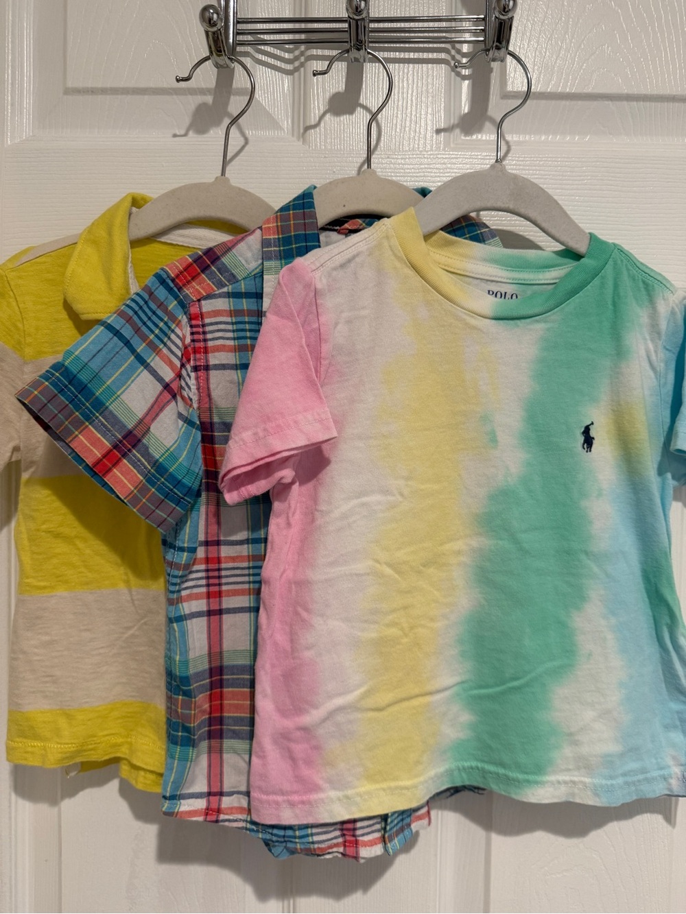 Toddler Boys Shirt Bundle 2T Polo Ralph Lauren Gap Plaid Button Down